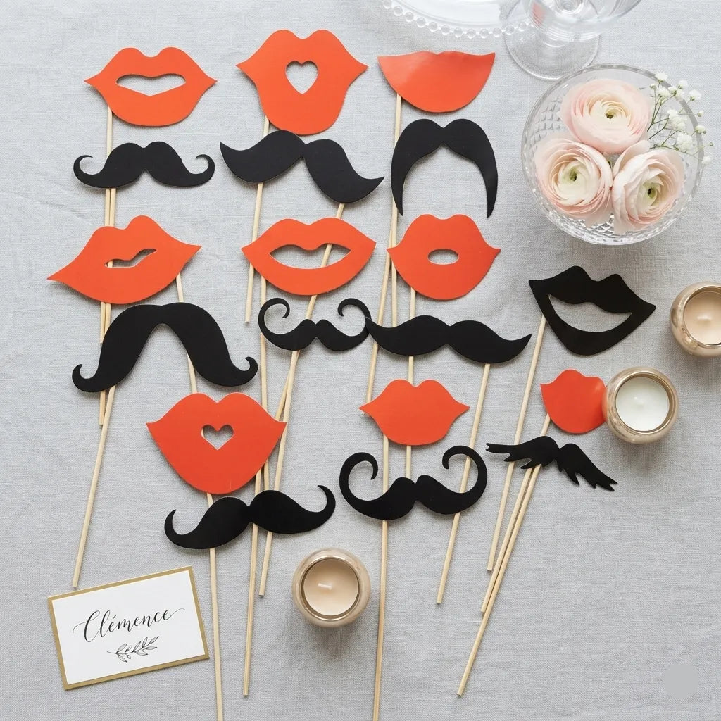 Accessoires Photo Fun Pour Mariage