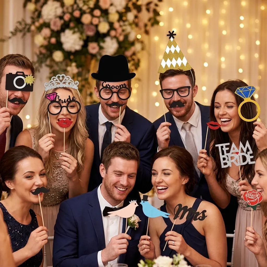 Accessoires Photobooth Mariés Fun féstifs