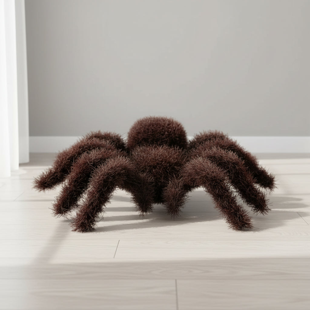 Araignée Halloween Poilue Marron