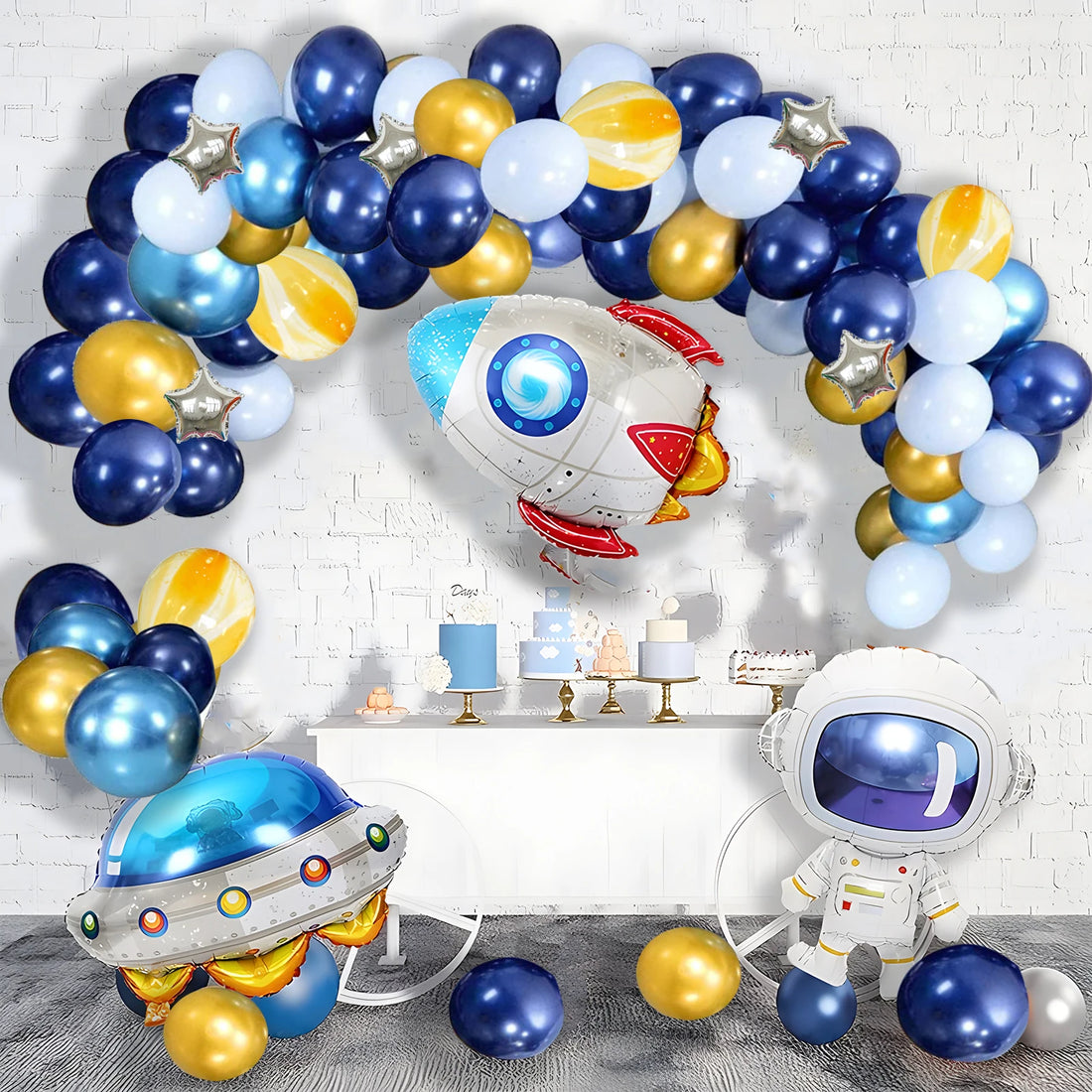 Arche de Ballon Astronaute