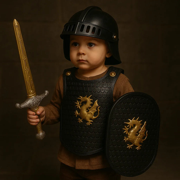 Armure Chevalier Noire Enfant
