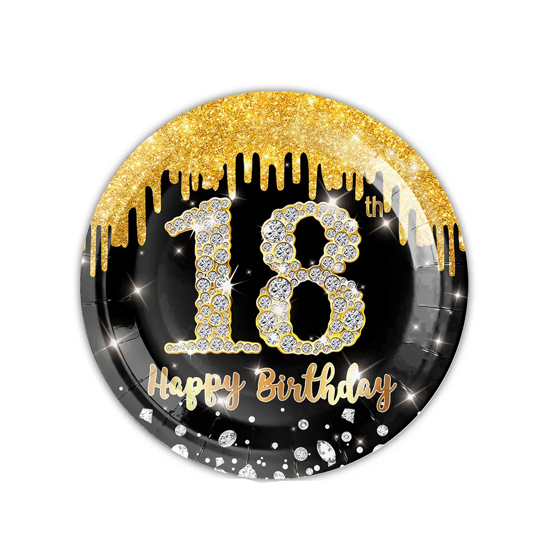 Assiette 18 Birthday