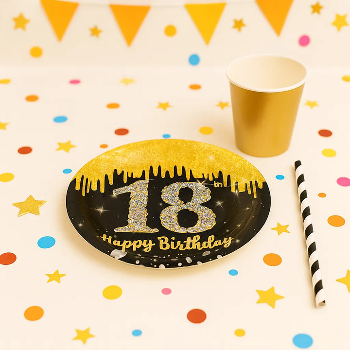 Assiette 18 Birthday