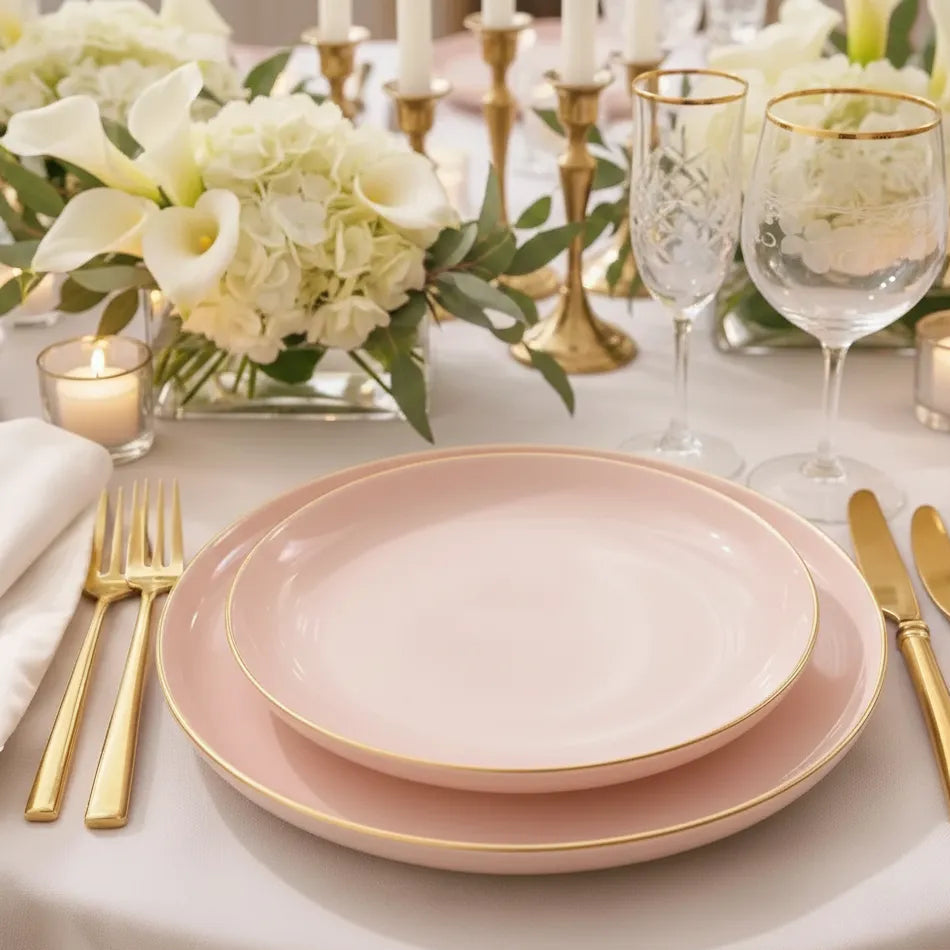 Assiette Céramique Rose