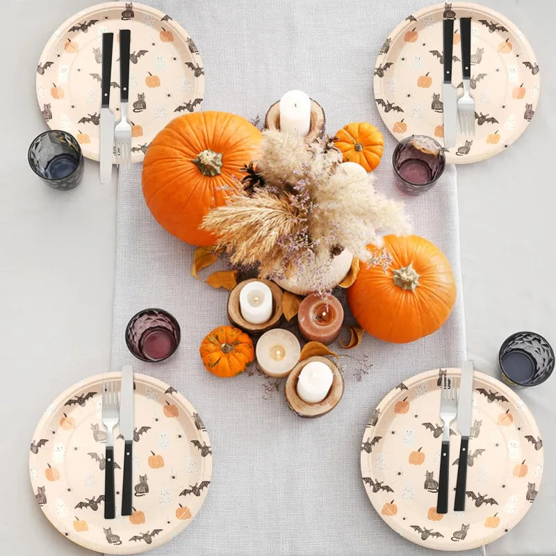 Assiette Halloween Pastel