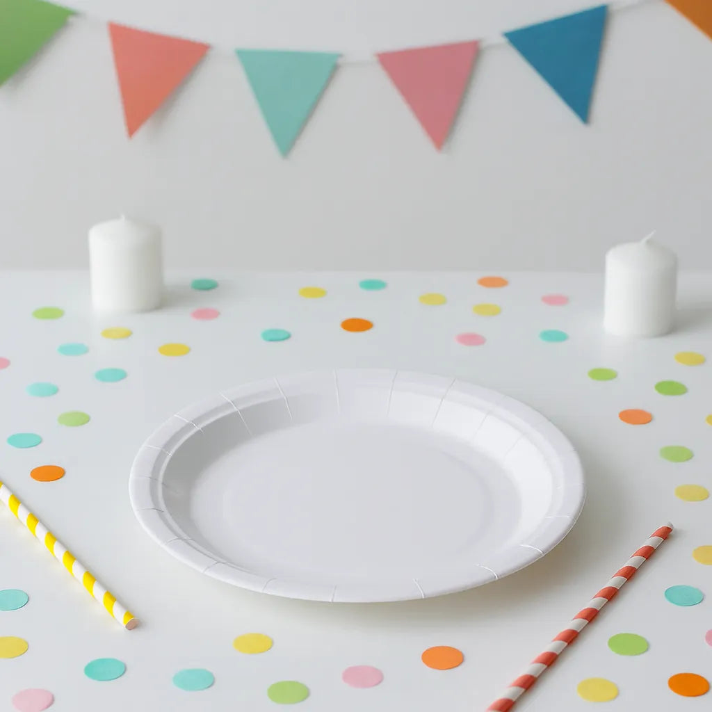 Assiette Jetable Blanche