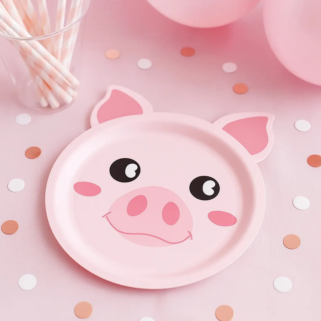 Assiette Jetable Cochon