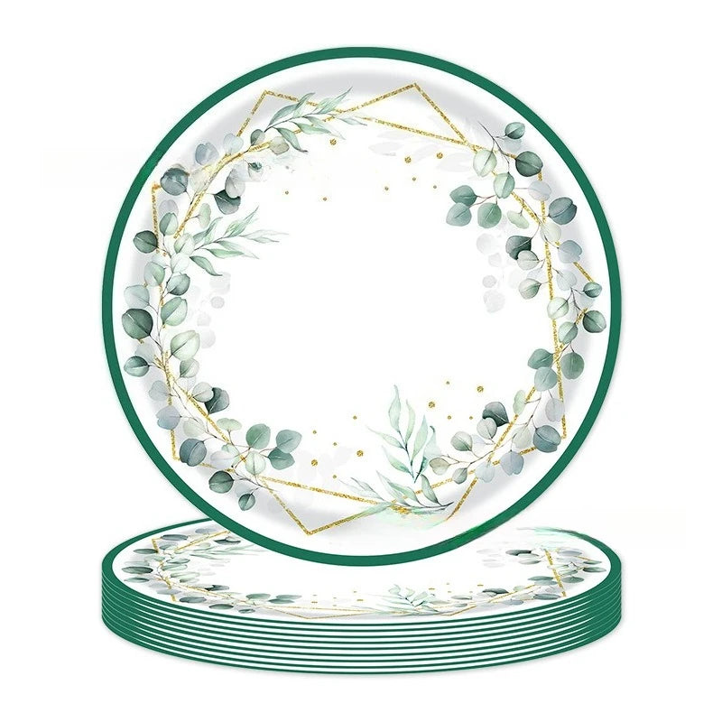 Assiette Jetable Mariage Nature Ecologique