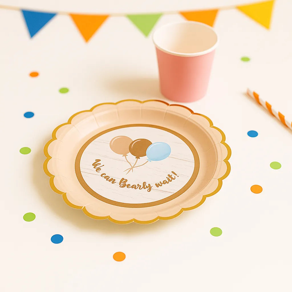 Assiette Jetable Mignon Festif