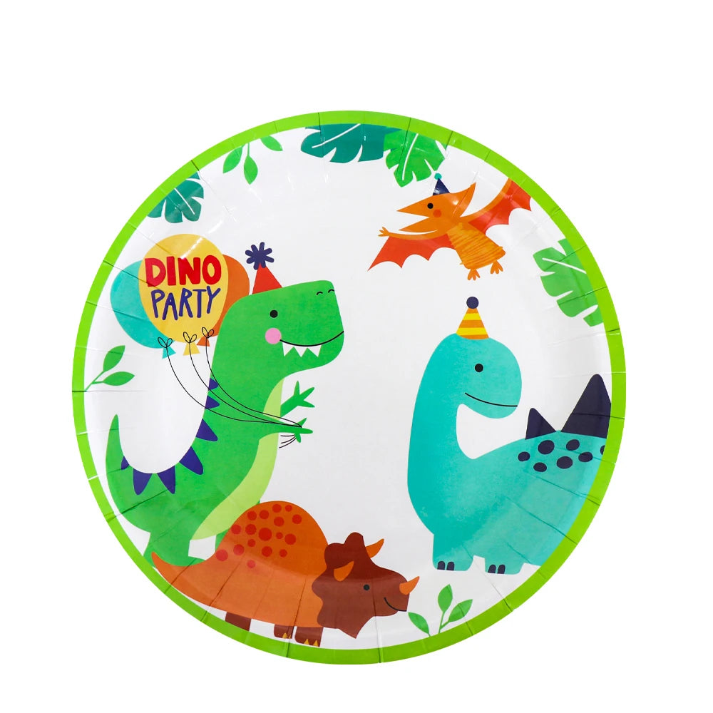 Assiette Vaisselle Happy Dino Birthday