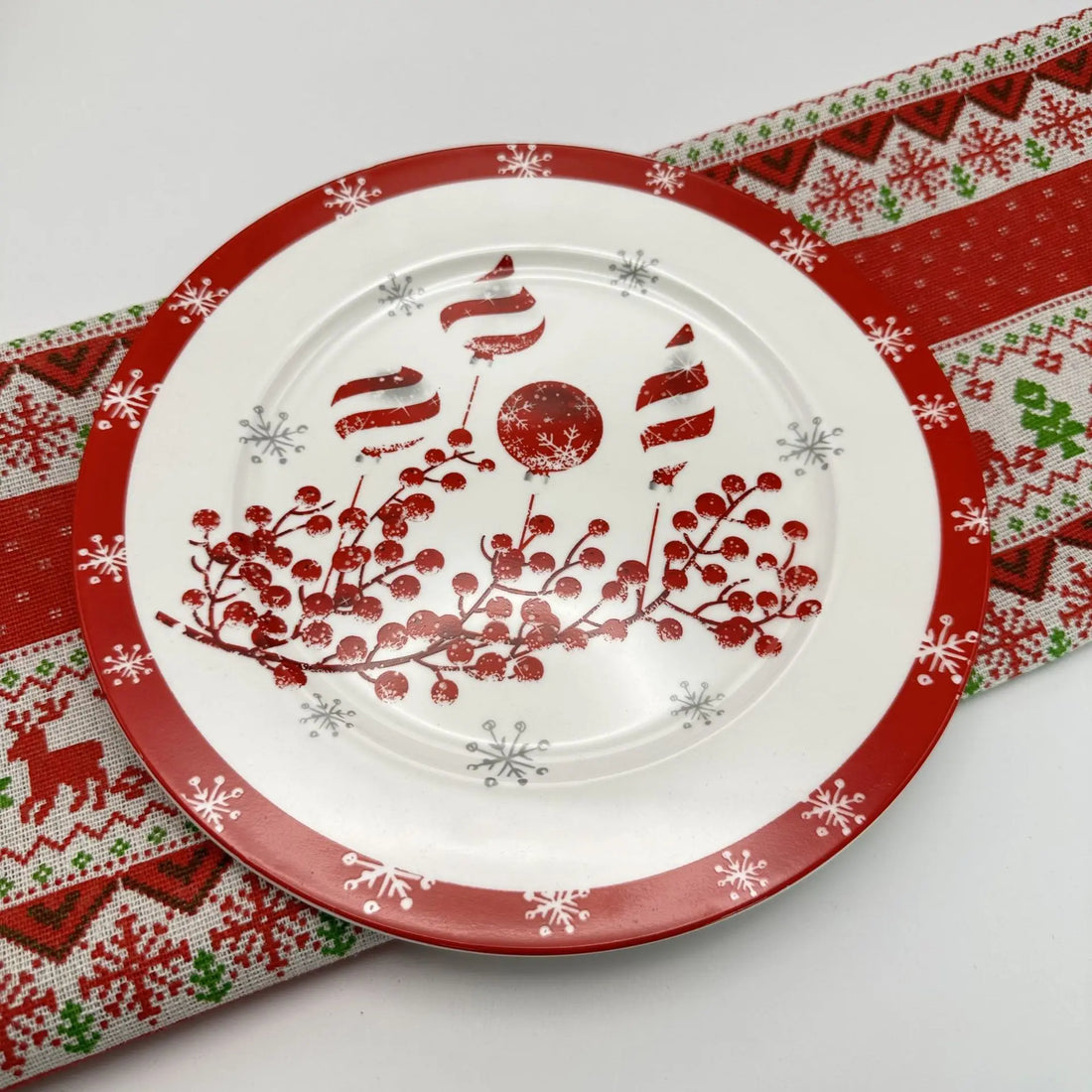 Assiette de Noël Chic Sapin