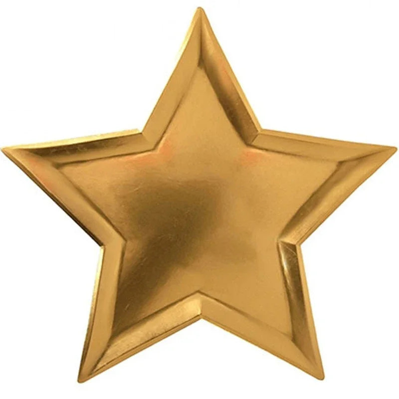 Assiette Étoile Dorée Classe
