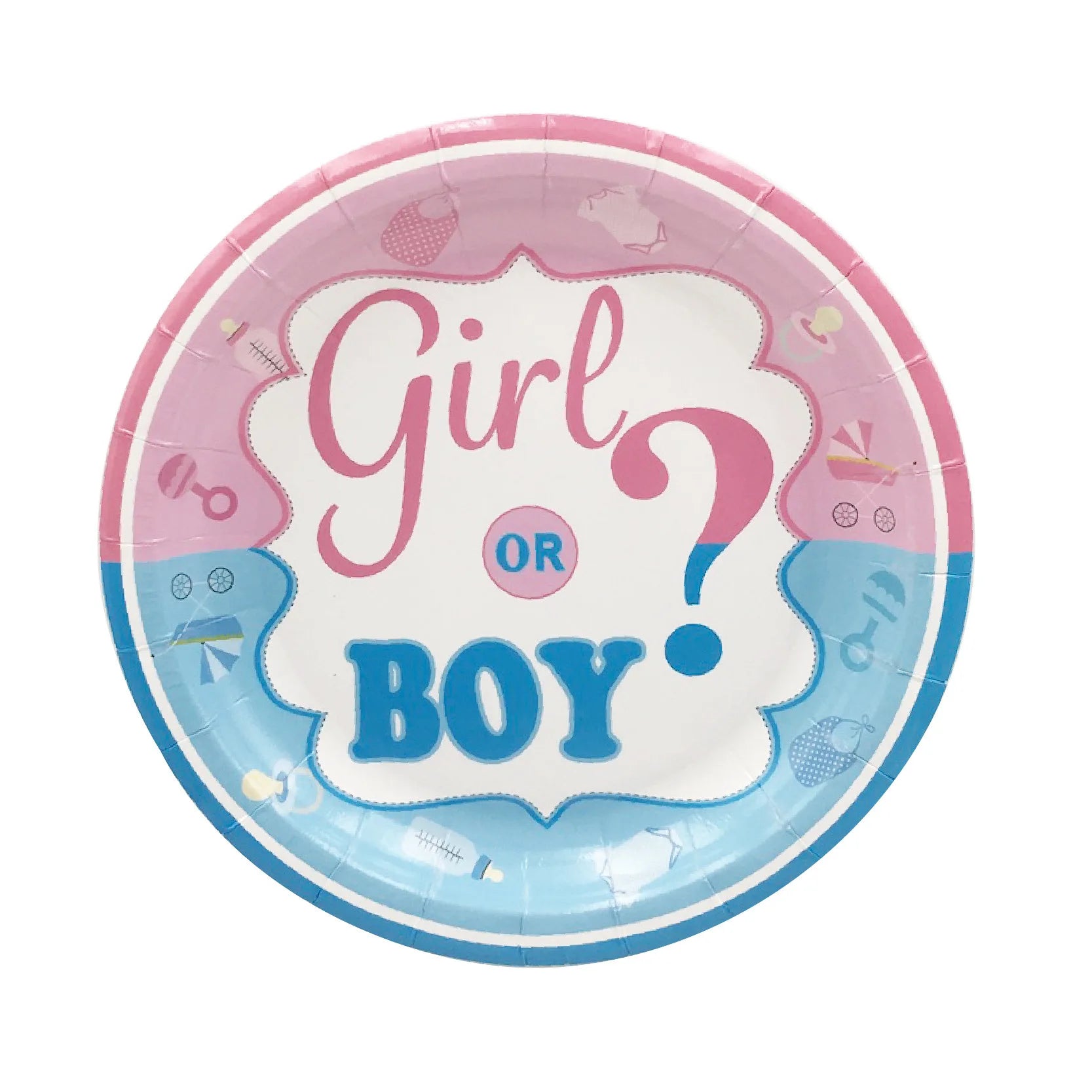 Assiettes Jetables Baby Shower Papier 