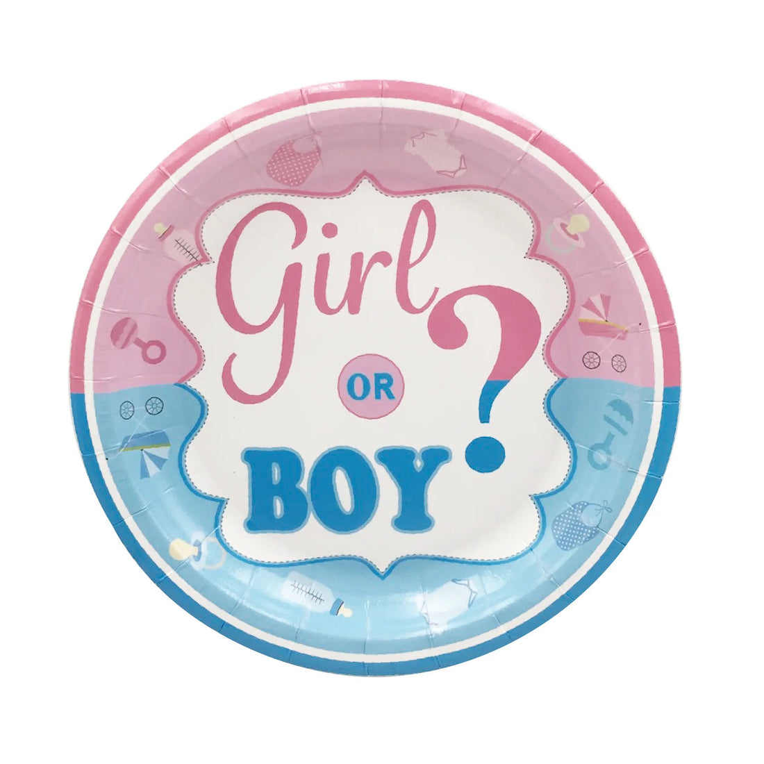 Assiettes Jetables Baby Shower Papier 