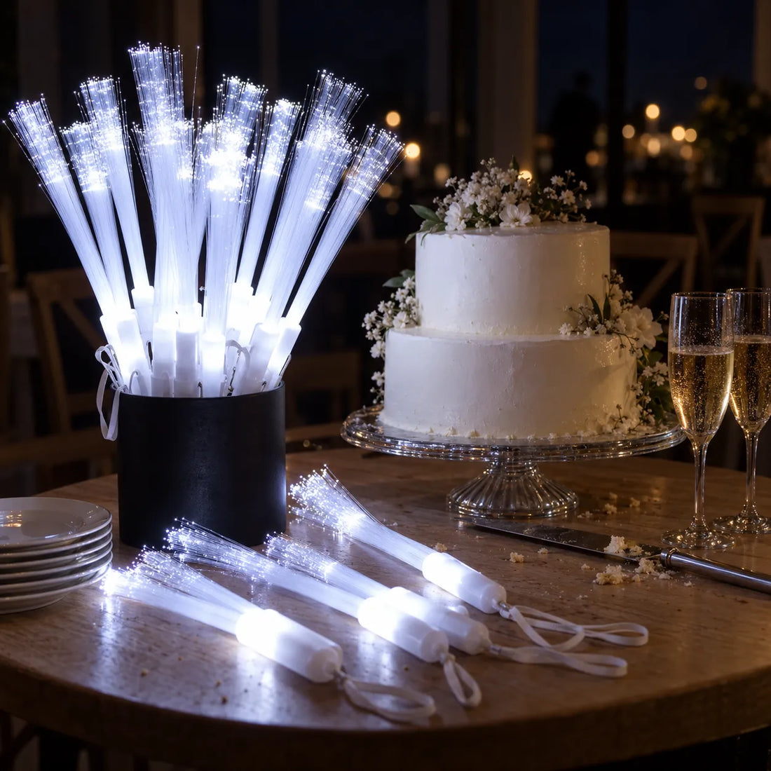 Baguette de Fibre Optique Blanc Froid