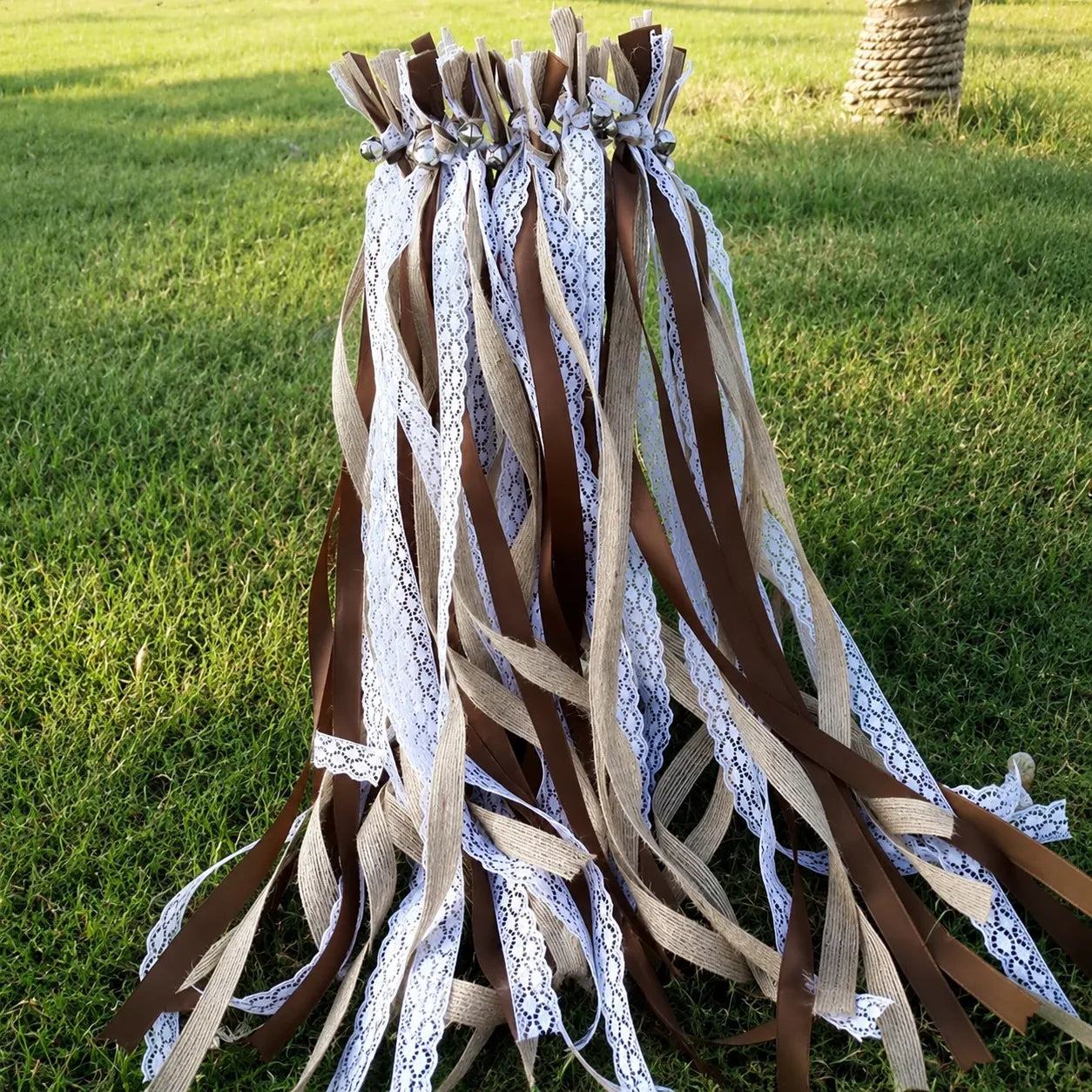 Baguette de Rubans Mariage Champêtre bohème 