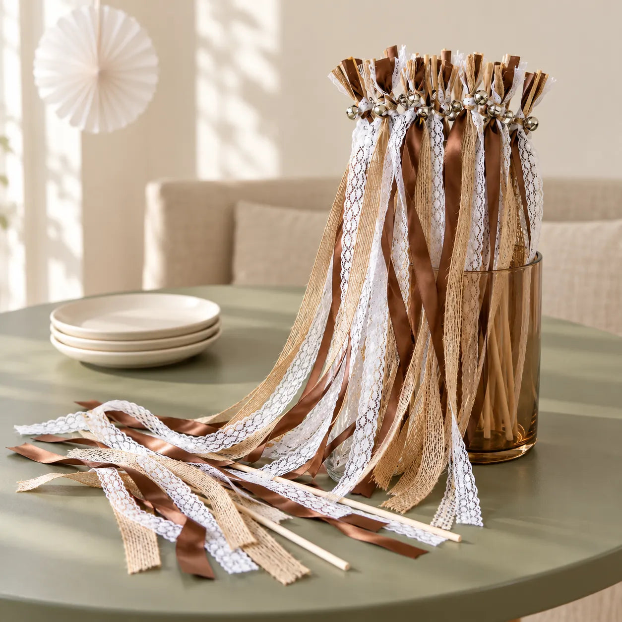 Baguette de Rubans Mariage Champêtre chic