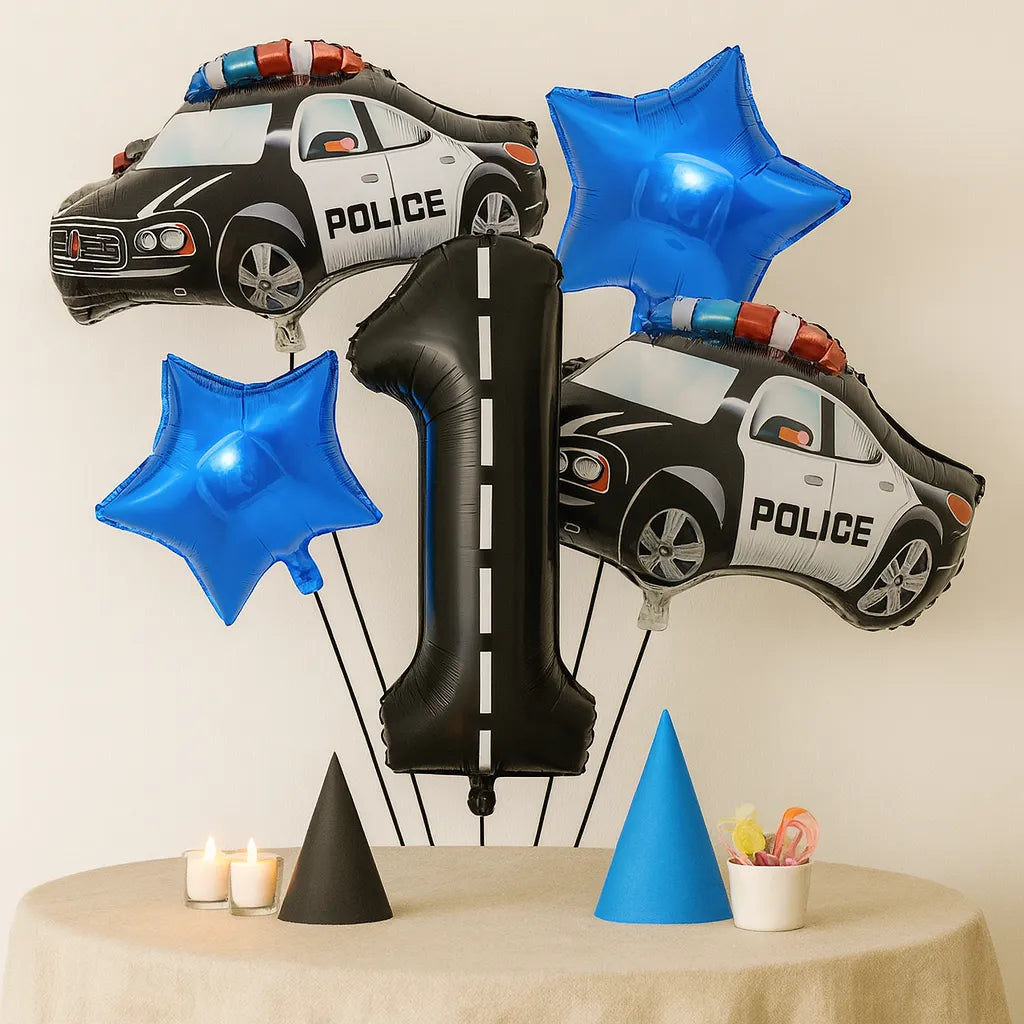 Ballon Chiffre Police 1