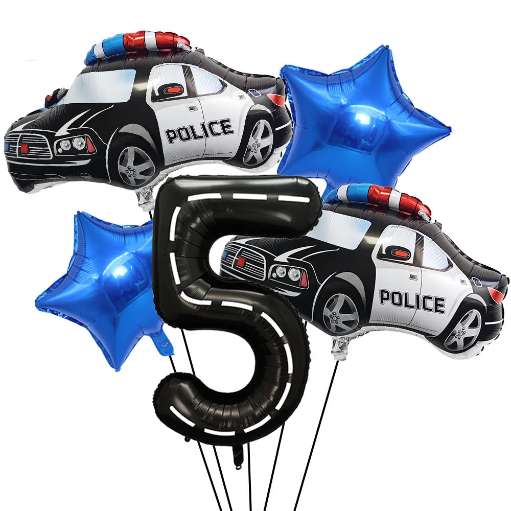 Ballon Chiffre Police Original