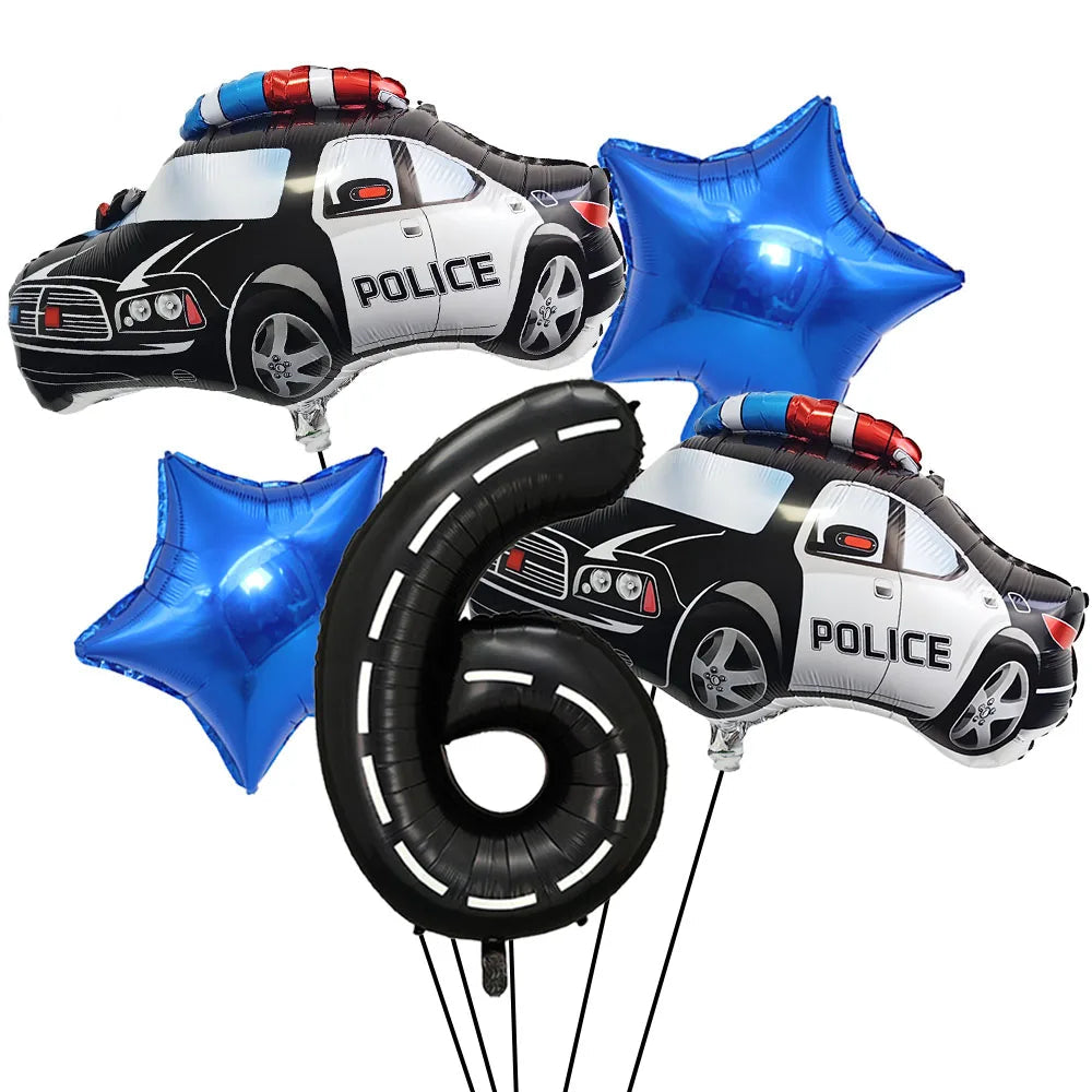 Ballon Chiffre Police Tendance