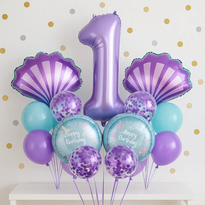 Ballon Chiffre Sirène 1