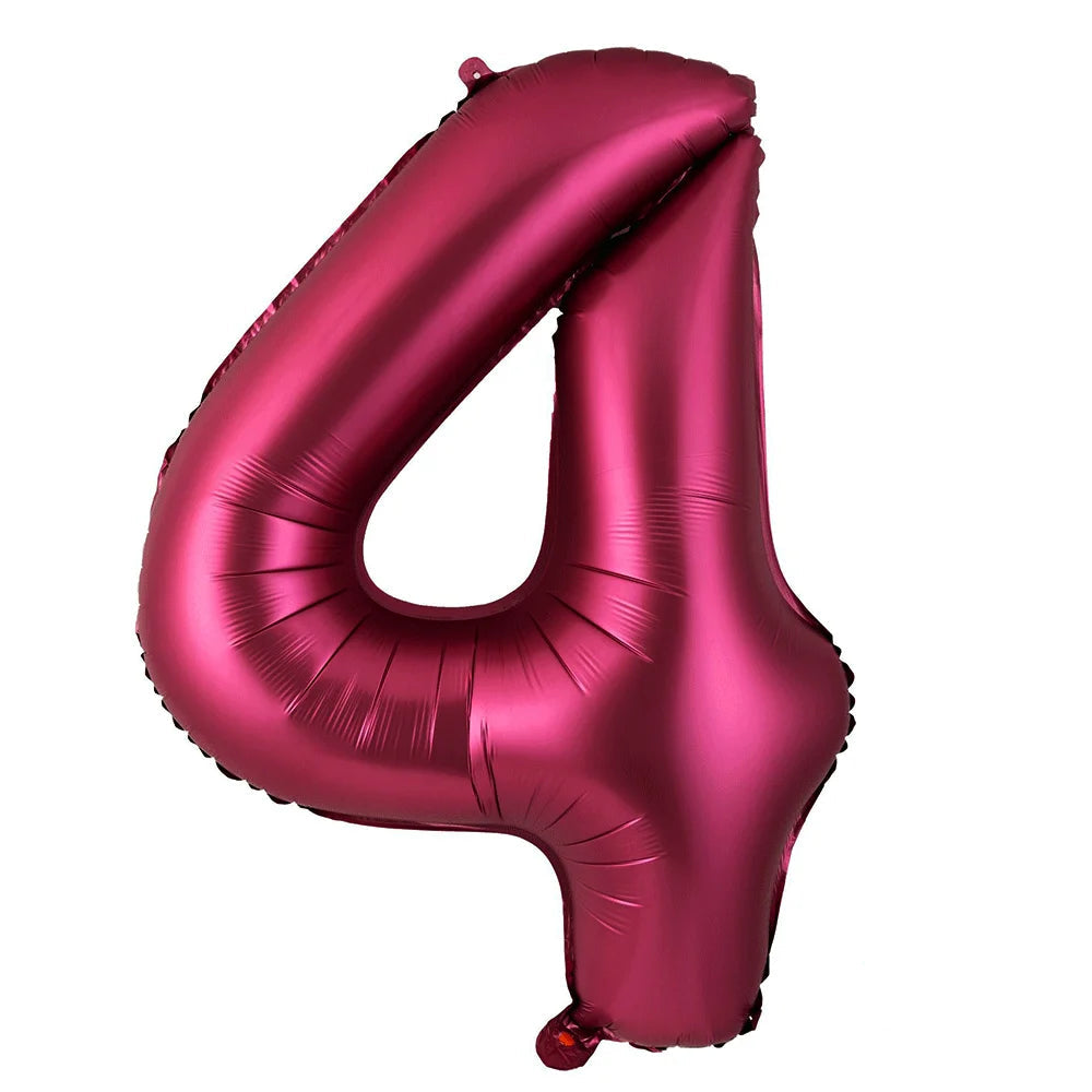 Ballon Chiffre XXL Bordeaux4