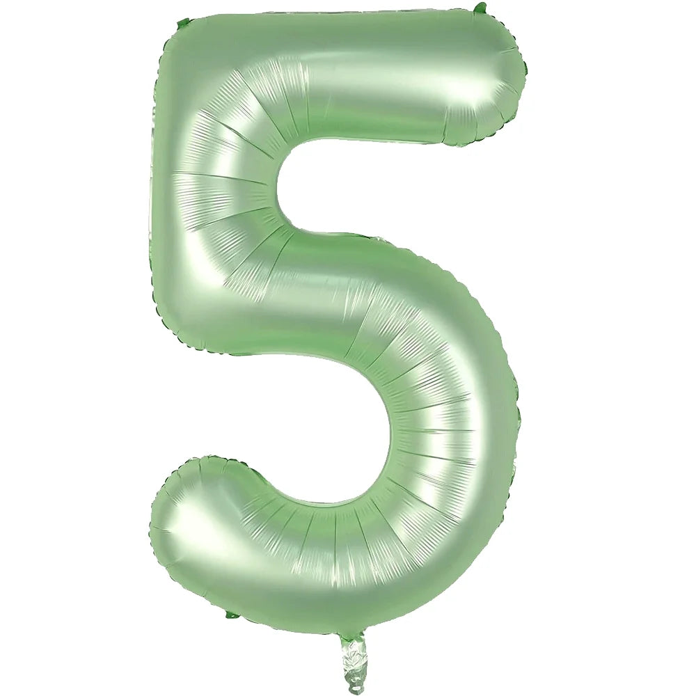 Ballon Chiffre XXL Vert Sauge5