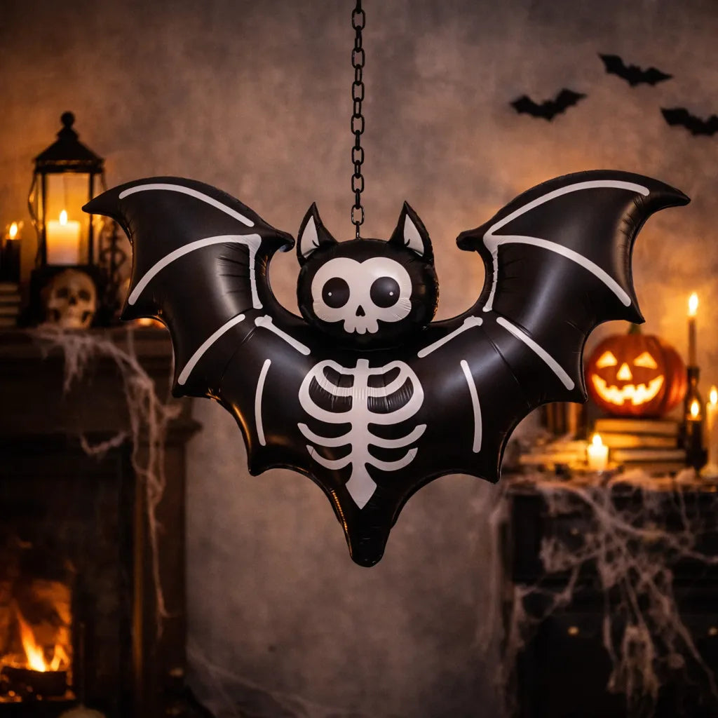 Ballon Déco Chauve-Souris Squelette