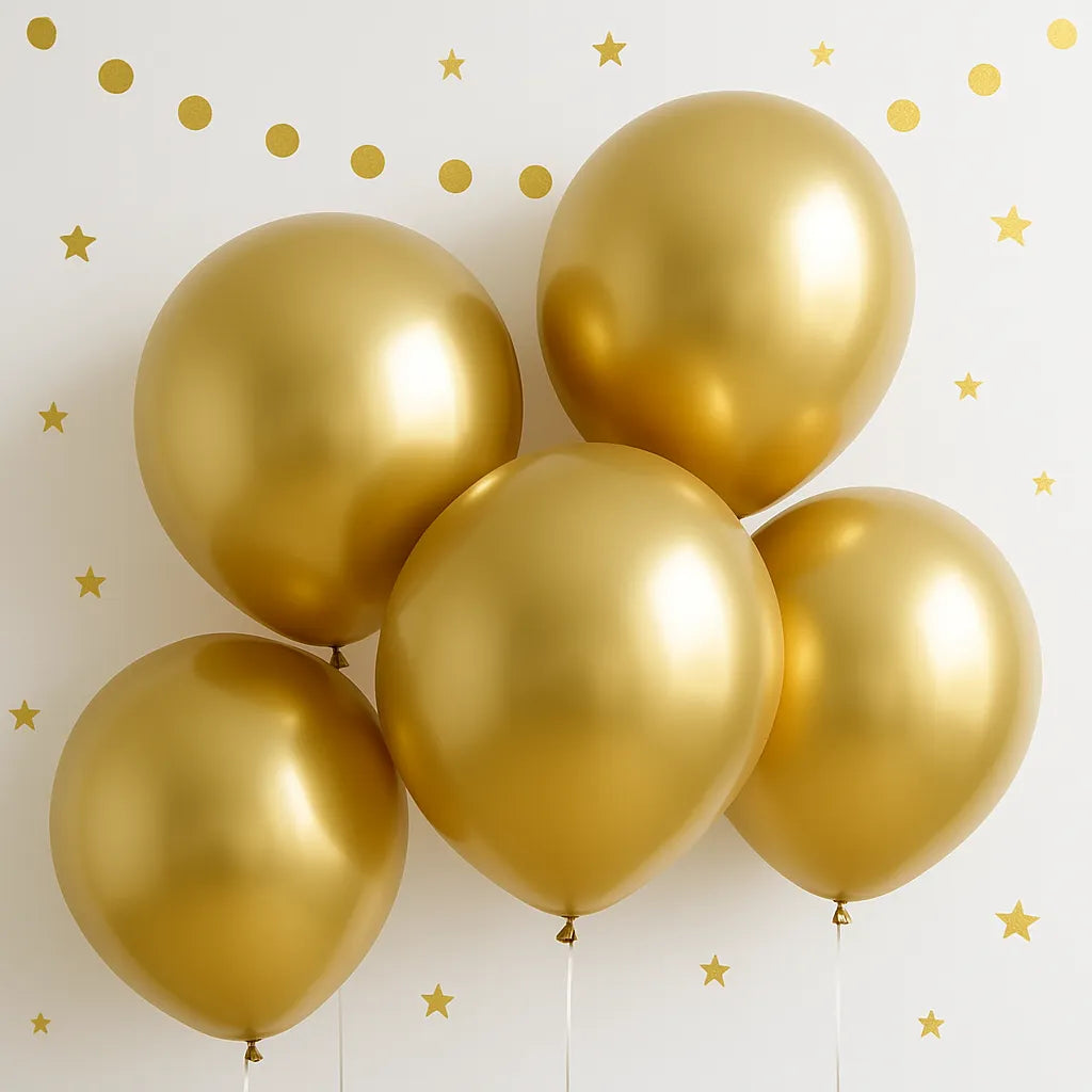 Ballon Gonflable Géant Doré 1