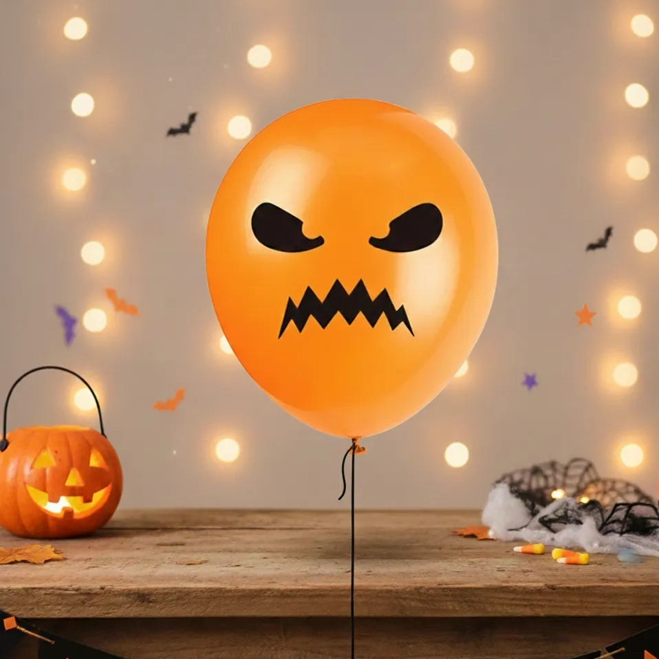 Ballon Halloween Citrouille Effrayante