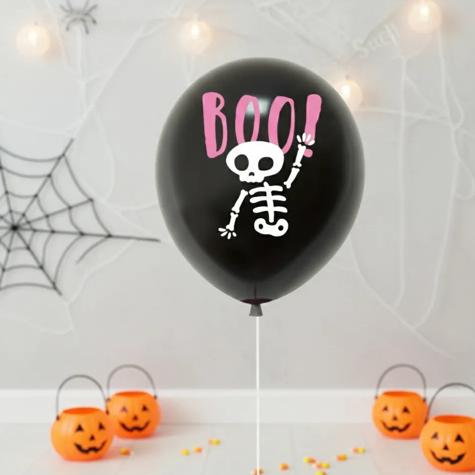 Ballon Halloween Squelette Boo