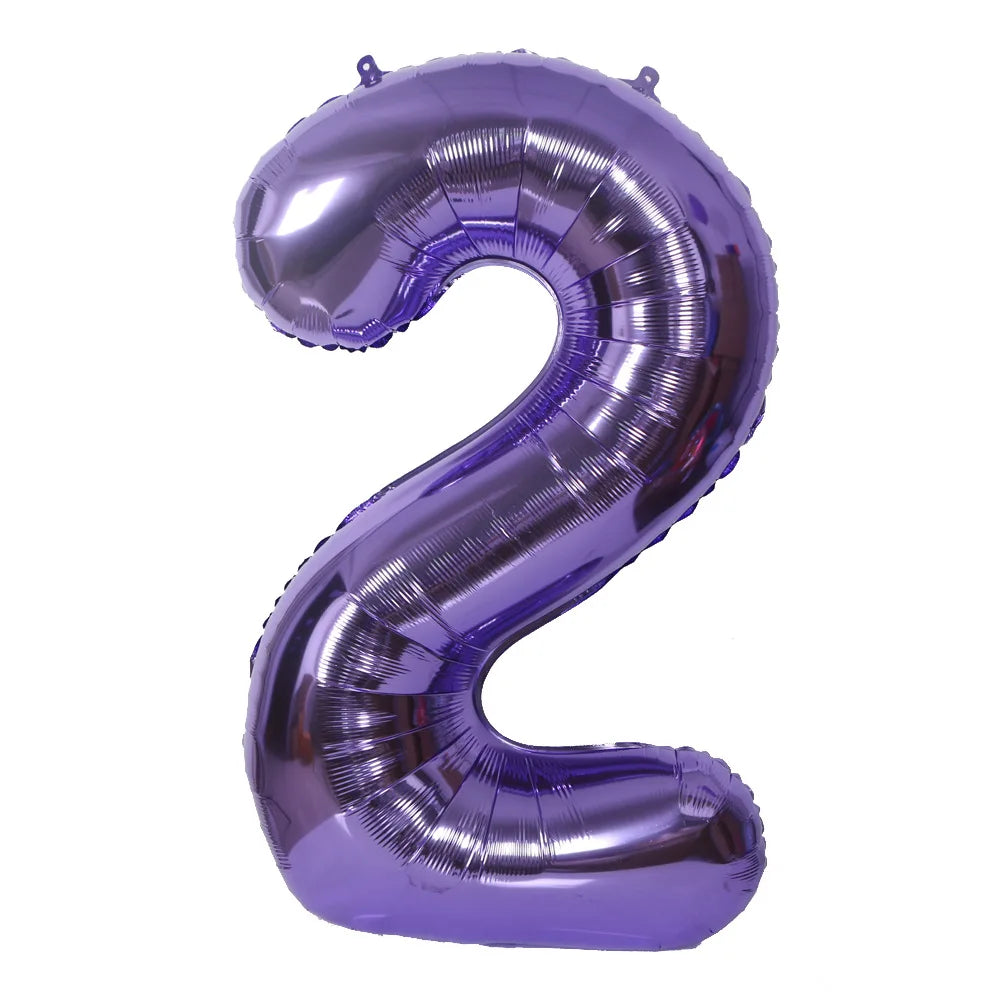 Ballon Numérique Violet Original