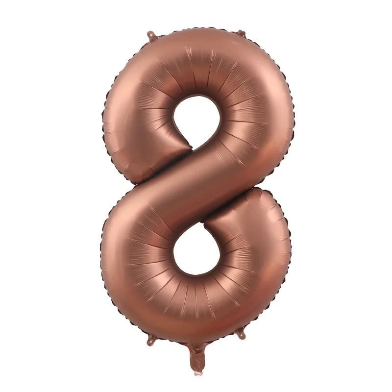 Ballon Numérique XXL Couleur Café Pas cher