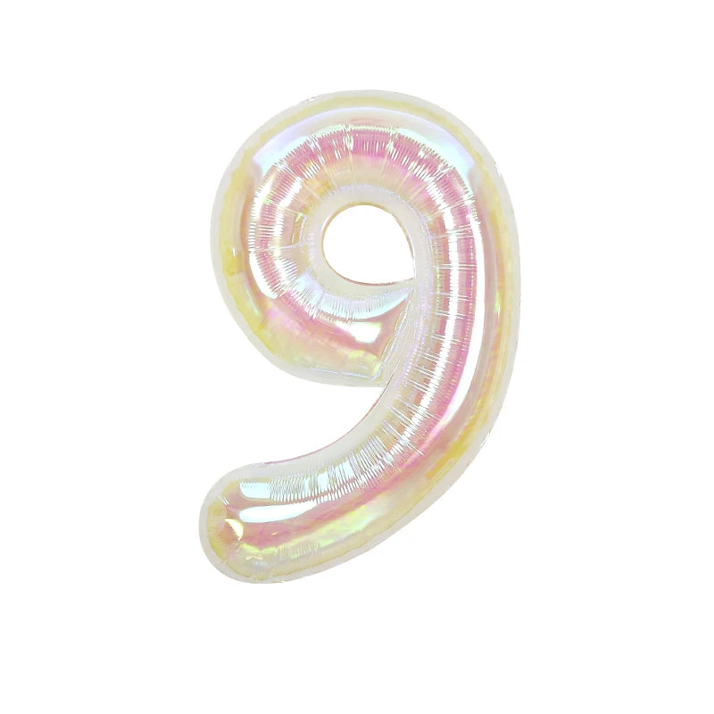 Ballon Numérique XXL Irisé Durable