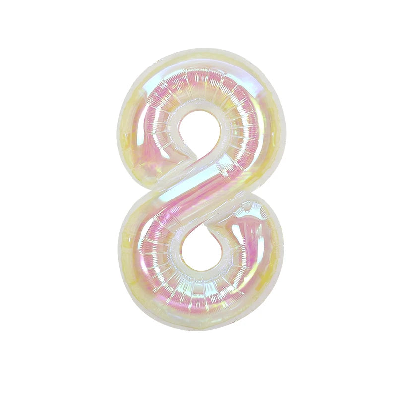 Ballon Numérique XXL Irisé Robuste