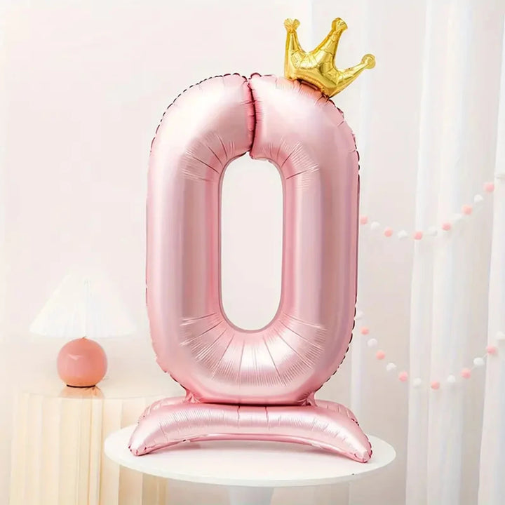 Ballon Numérique XXL Rose