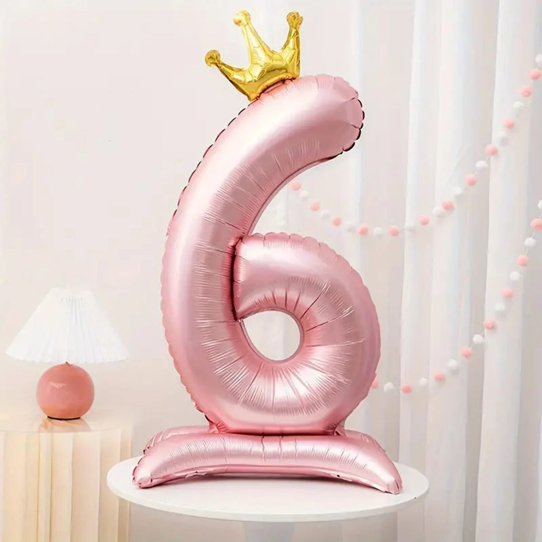 Ballon Numérique XXL Rose Pas cher