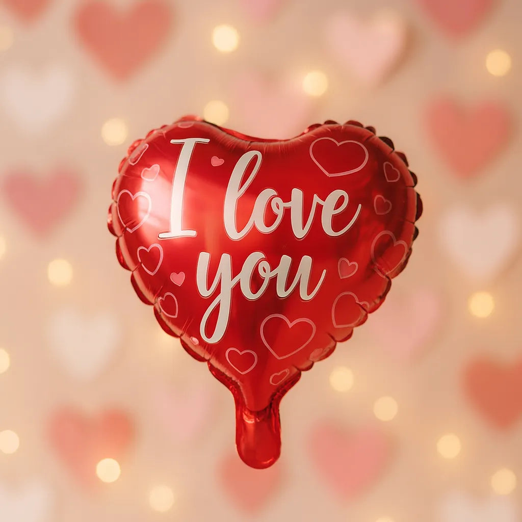 Ballon Rouge Saint-Valentin