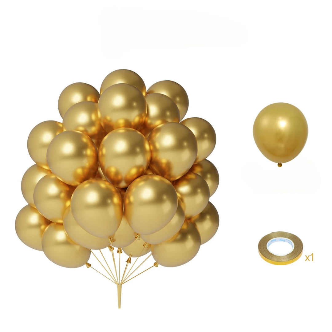 Ballons Anniversaire Dorés Classes