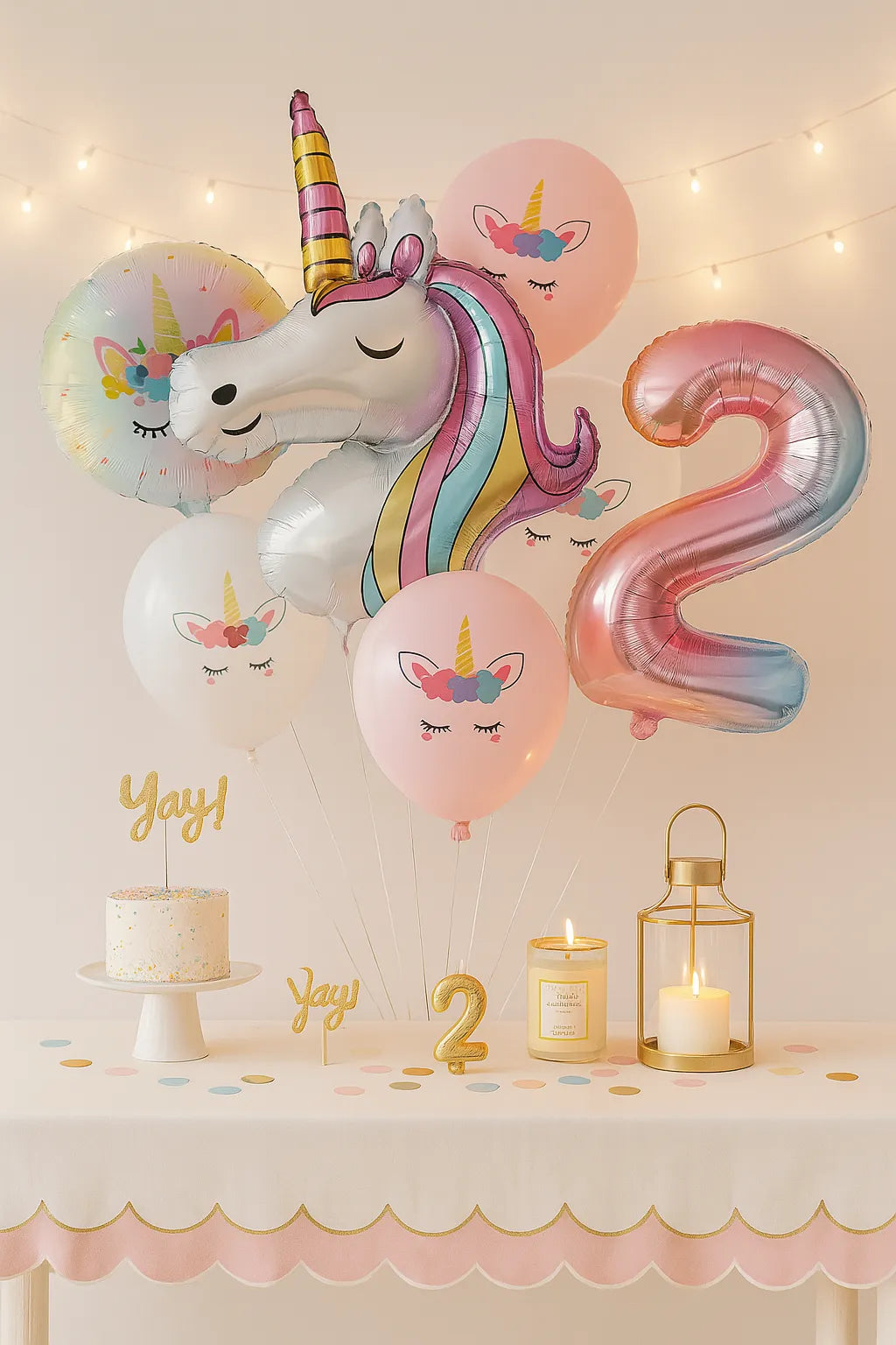 Ballons Anniversaire Licorne2