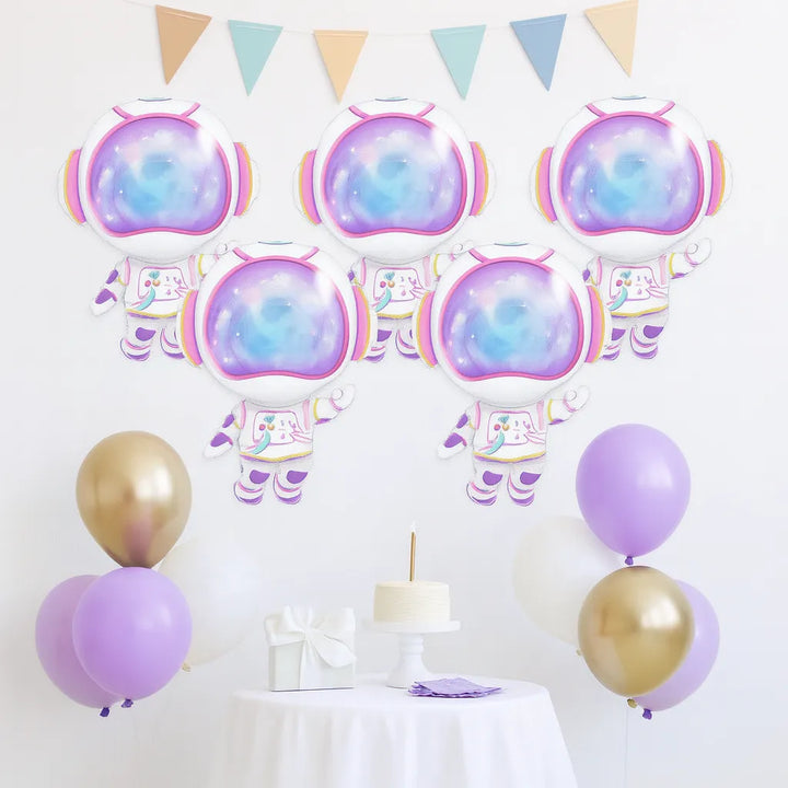Ballons Astronautes Roses 1