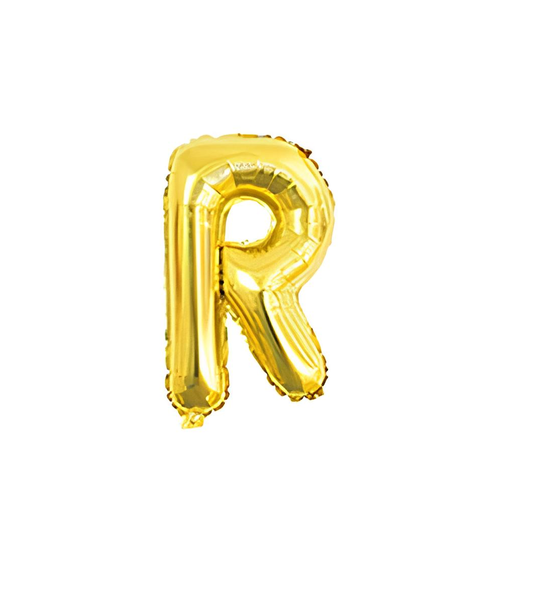 Ballons Lettres Dorés R