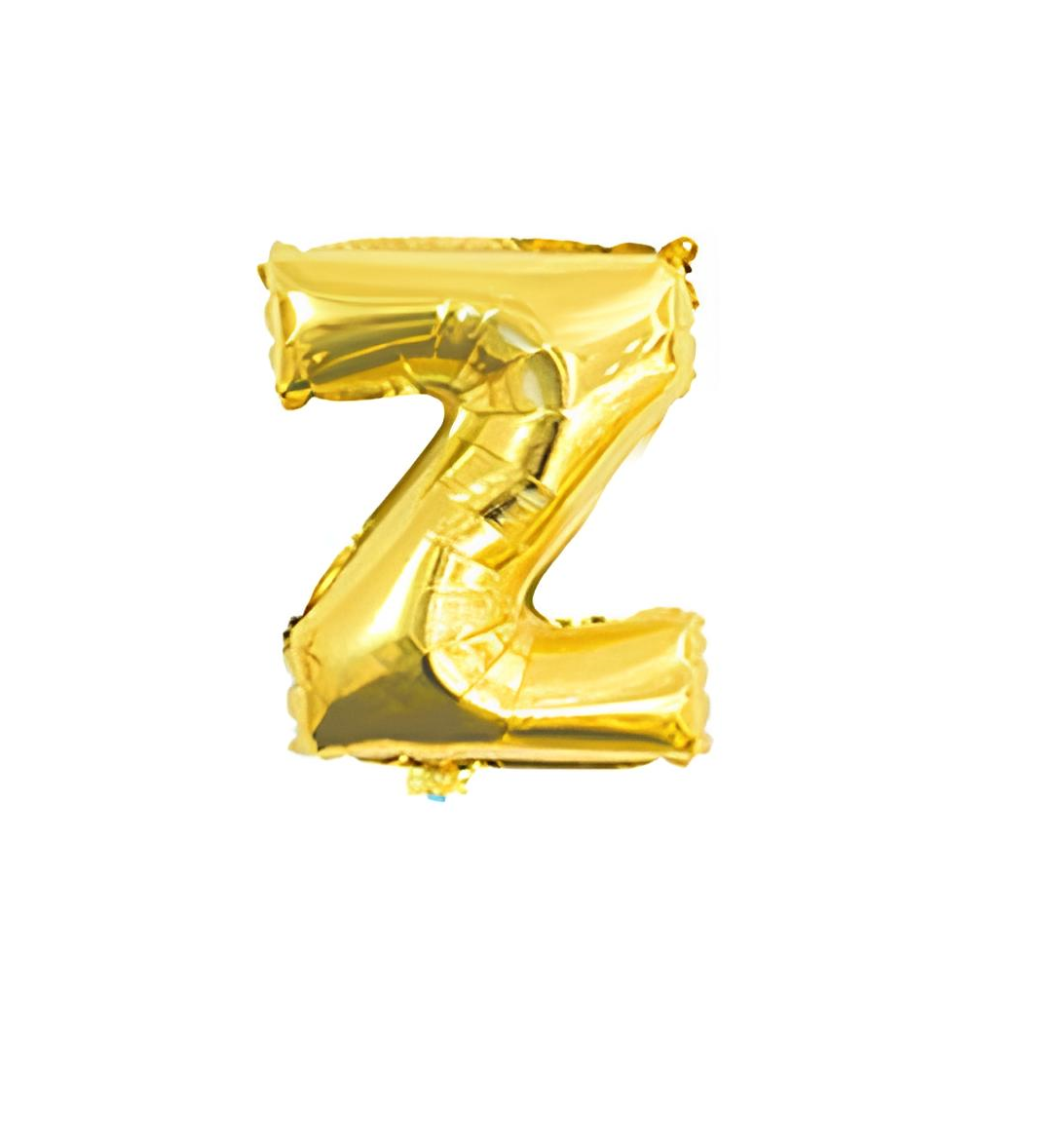 Ballons Lettres Dorés Z