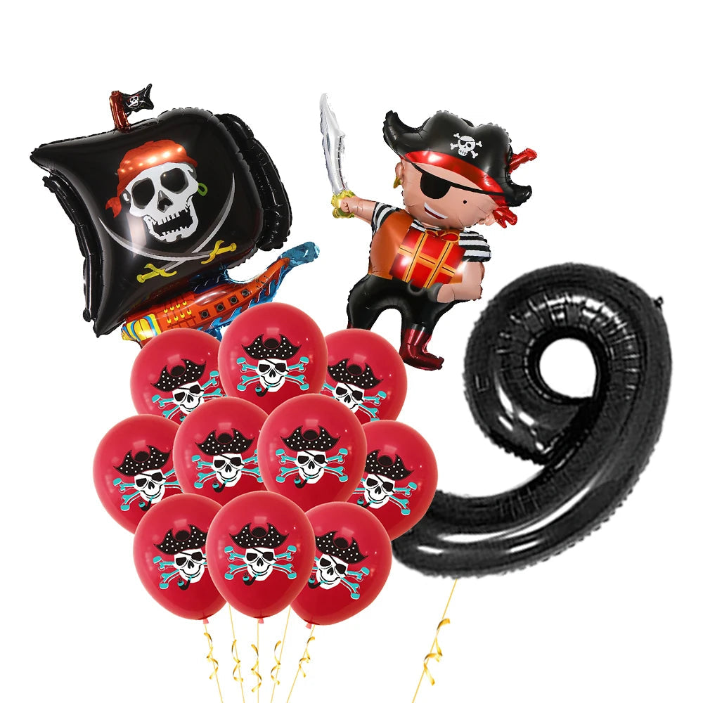 Ballons Numérique Pirate Kawai