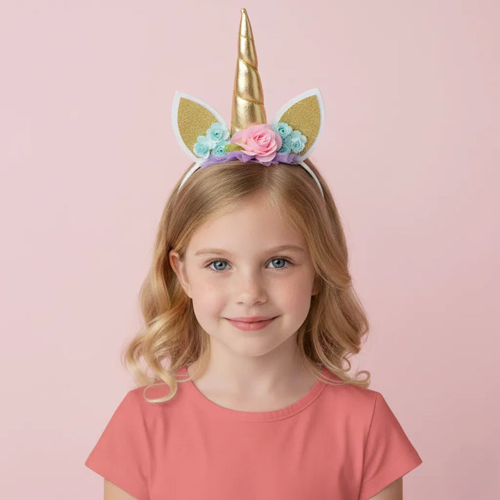 Bandeau Licorne Or