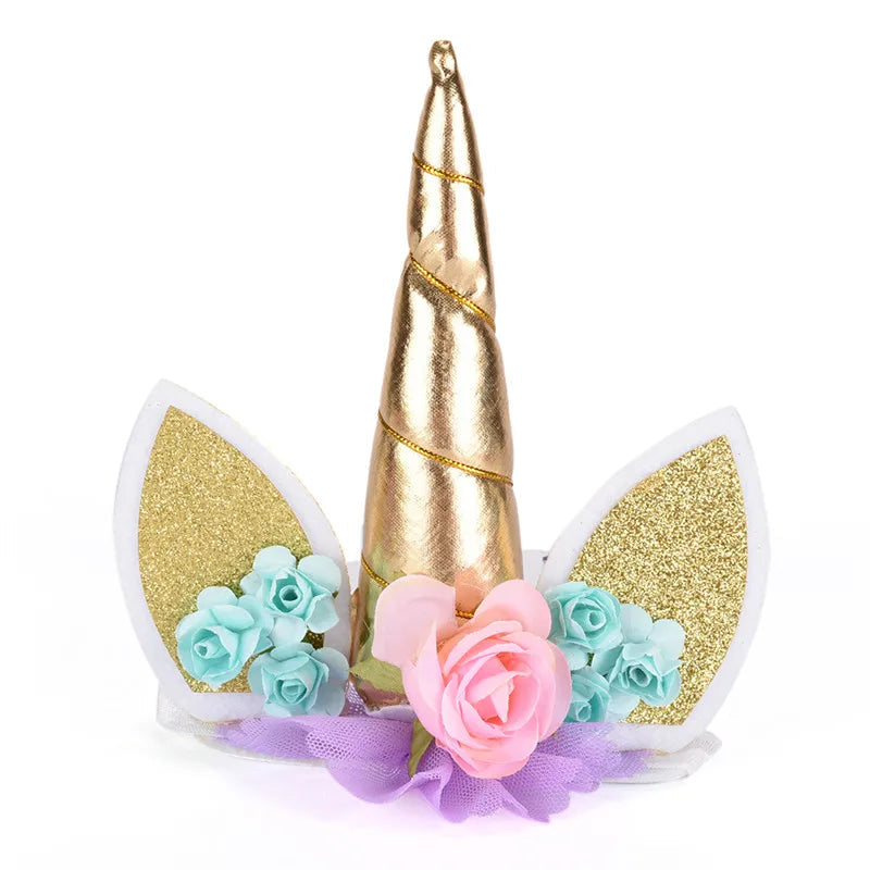 Bandeau Licorne Or Stylé