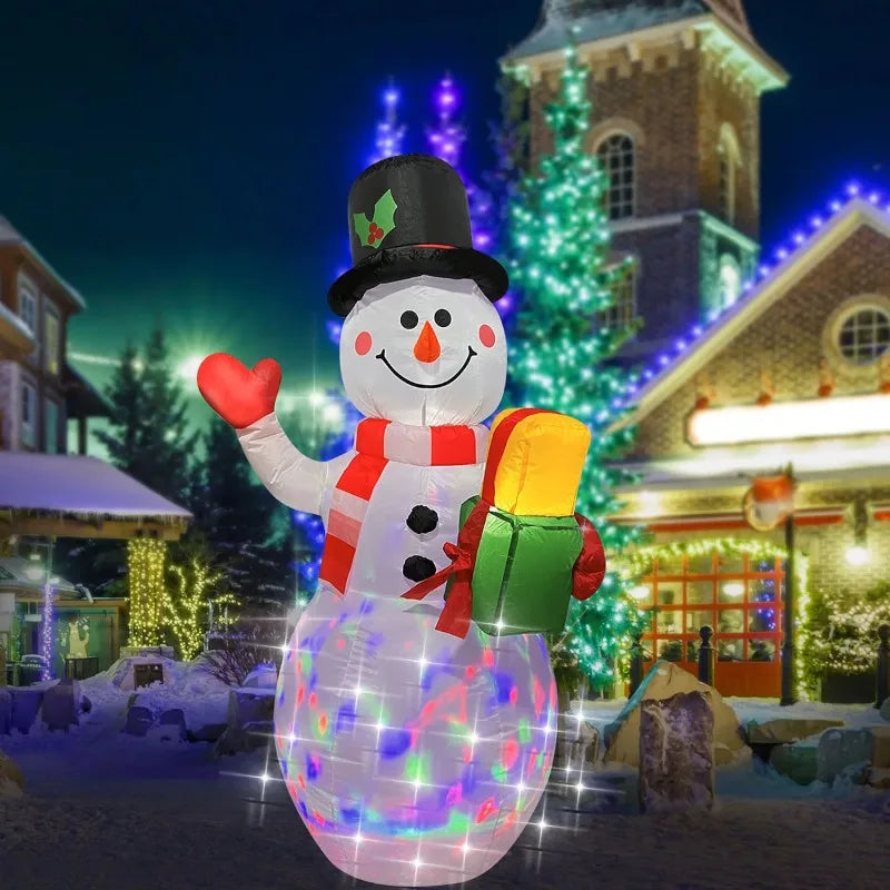 Bonhomme De Neige Noël Gonflable