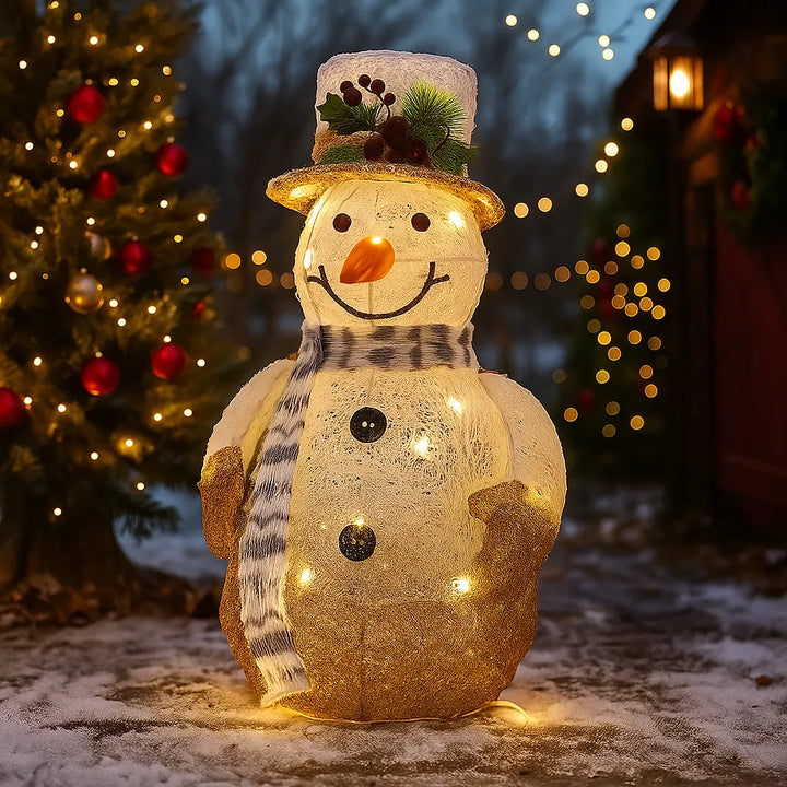 Bonhomme de Neige Lumineux Design