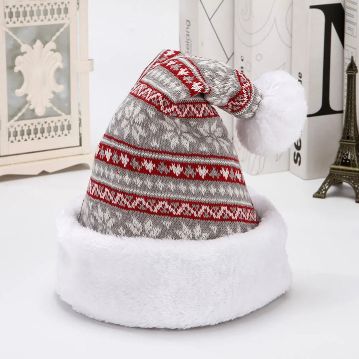 Bonnet de Noël Gris