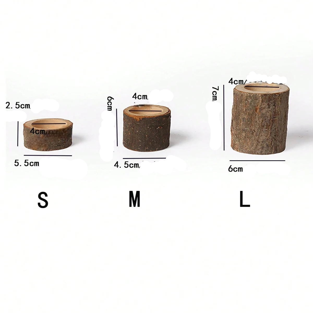 Bougeoir Bois Mariage Dimensions